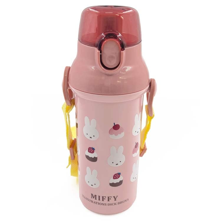 Amazon.co.jp: スクエア ミッフィー ワンタッチボトル480ml 食洗機対応